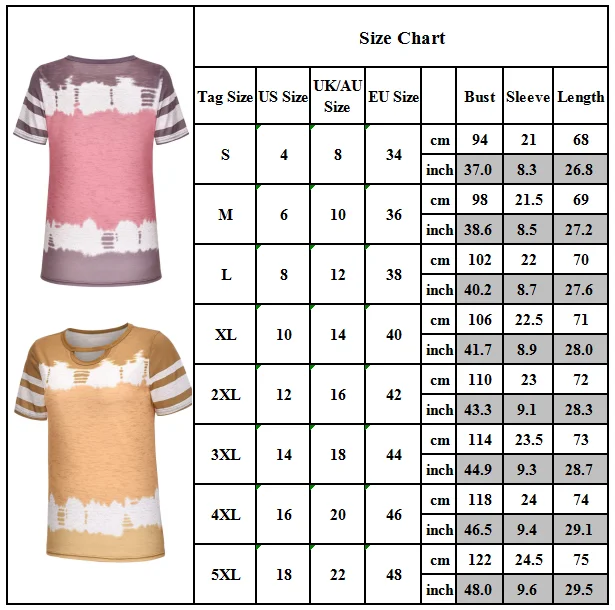 

Woman Tshirts Tie Dye Clothing 2021 Women Casual Tops Loose Printed T-shirt Short Sleeve Plus Size Summer Clothes