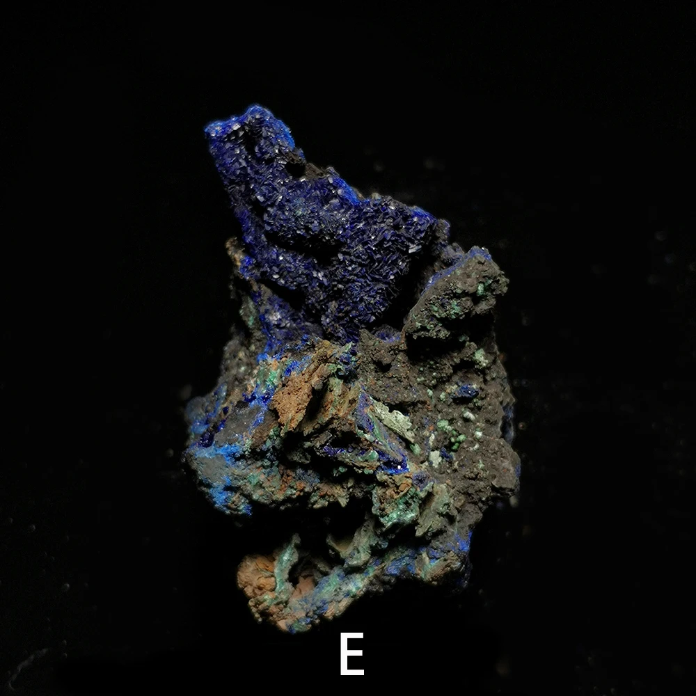 C4-2i2 натуральный малахит Азурит образец минерального кристалла из провинции