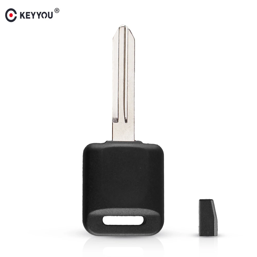 

KEYYOU 10pcs Blank Key Transponder Key Shell Auto For Nissan Teana Versa Livina Sylphy Tiida Sunny March X-trail With ID46 Chip