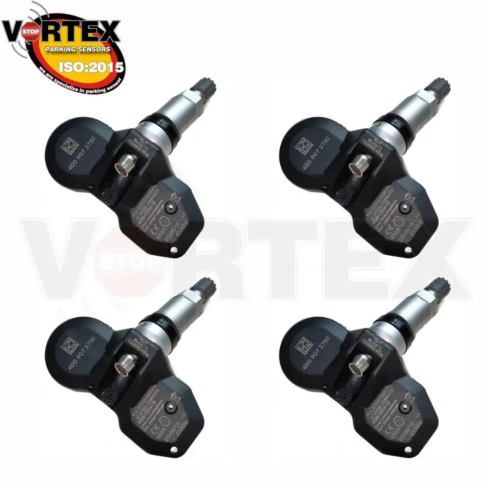 Датчик контроля давления в шинах 4 шт. 433 МГц 224549 TPMS для VOLKSWAGEN PHAETON 2004-2006 4D0907275C |