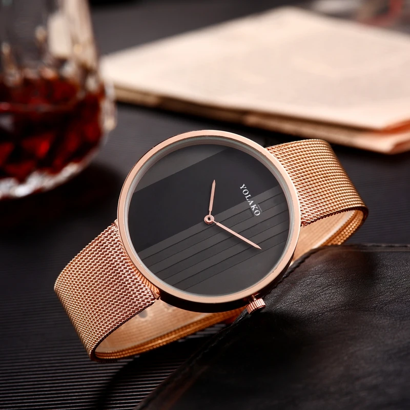 Прямая поставка 2019 простые мужские часы в деловом стиле кварцевые наручные из