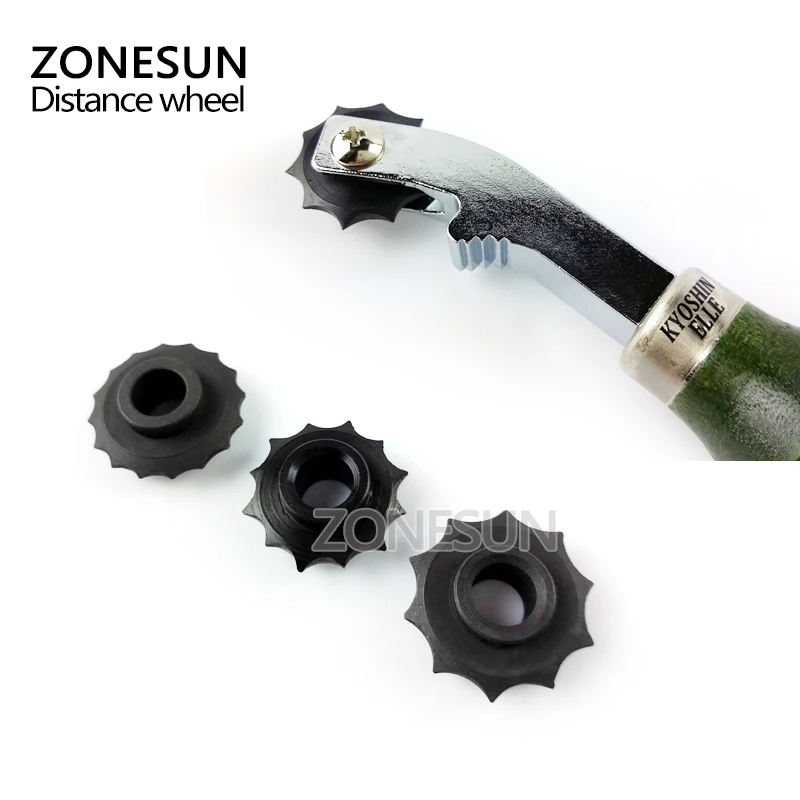 ZONESUN 3 мм 4 5 6 колесо для вышивки кожевенного ремесла из ткани и кожи сделай сам
