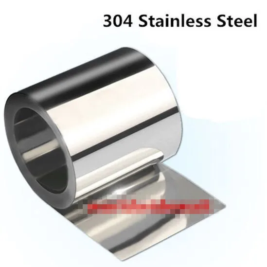 

1pc Stainless Steel S304 Thin Plate Sheet Foil 0.01/0.02/0.03/0.04/0.05/0.06/0.07/0.08/0.09/0.1x50/150/200/300mm x 1000mm