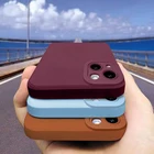 M3C Оригинальный чехол с ангельскими глазами из жидкого силикона для iPhone 13 12 11 Pro Max Mini XS XR X 8 7 Plus SE 2020 мягкий тонкий Чехол