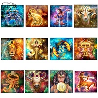 constellation diamond painting zodiac animal embroidery crossing fairy tale diy mosaic picture art cross stitch home decoration
