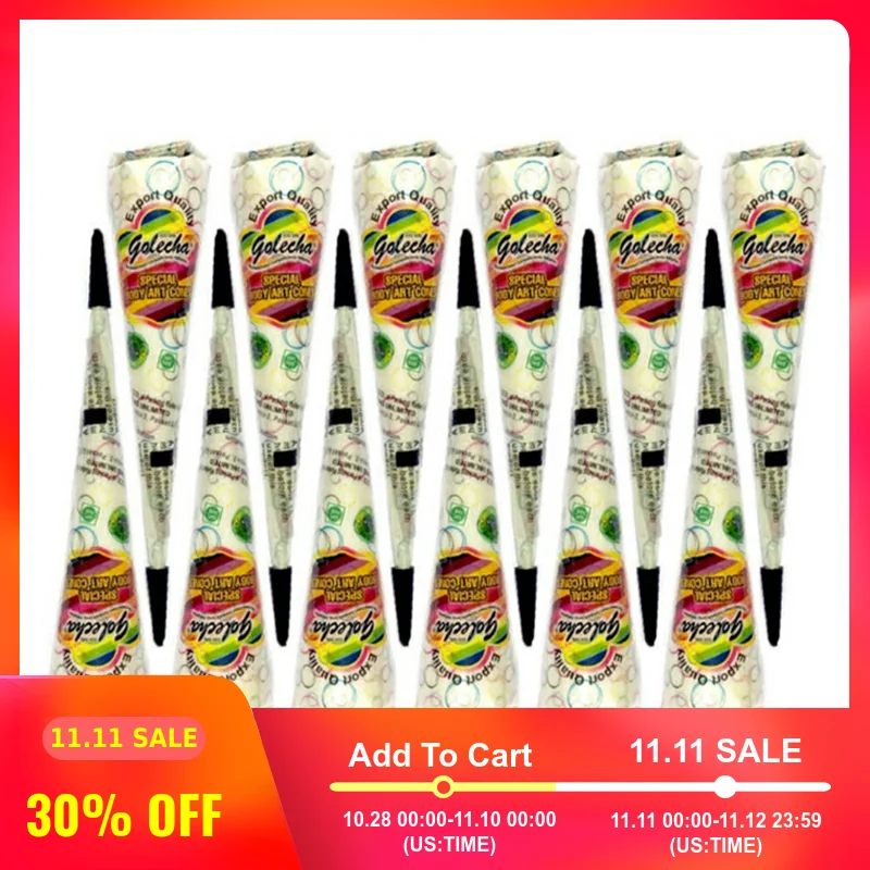 12 шт татуировки хной Менди индийская белая Свадебная вечеринка временная