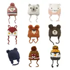 Шапка-перчатка детская осенне-зимняя, на возраст 0-2 года