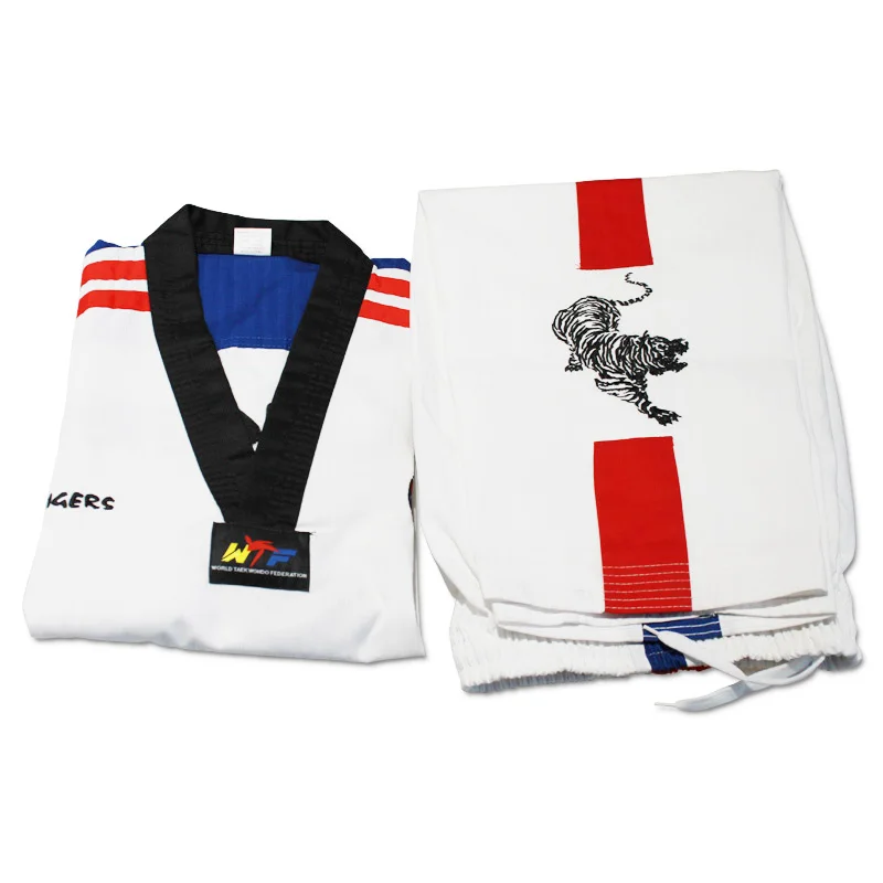 Ktigers Korea Quality Colored Adult Children Taekwondo Judo Karate Uniform Performance Clothing | &amp
