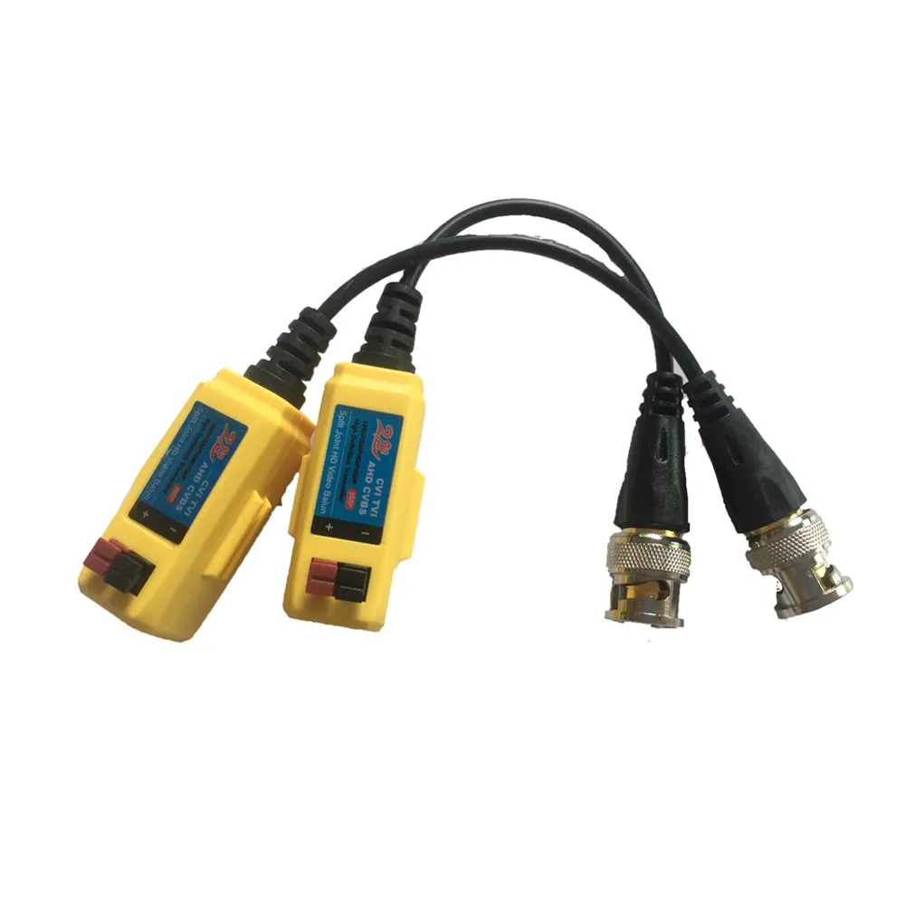 

5Pairs 8MP AHD Camera Video Balun Twisted Pair Transmitter Connecter 1Channel Video Baluns For 2MP 5MP 8MP TVI/CVI/AHD Cameras