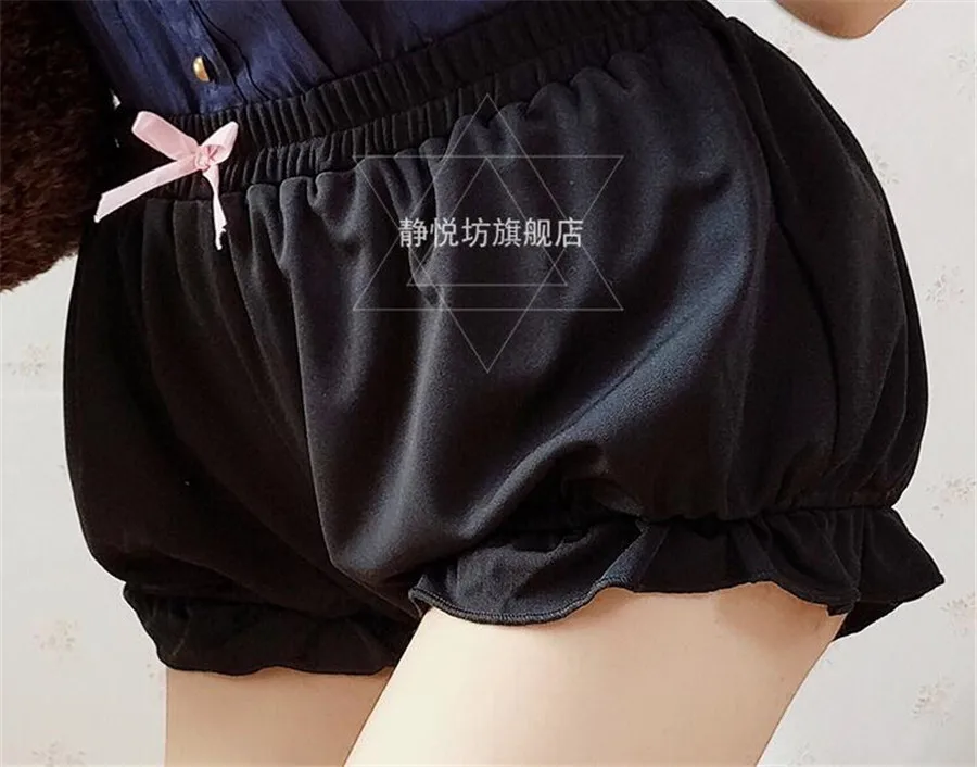 Милые штаны с тыквой Штаны цветочным рисунком и фонариками Японские шорты в