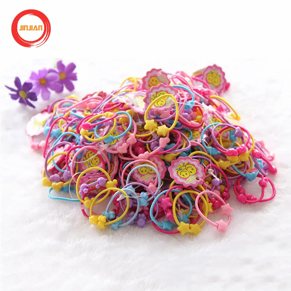 50 шт./упак. ежедневные поставки маленькая девочка голова Веревка детское кольцо