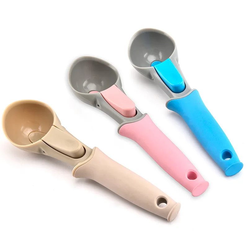 

Plastic ice cream scoop scoop creative colorful ice cream scoop platter tool