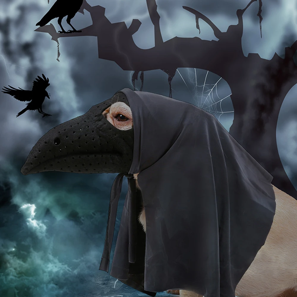 Одежда для собак кошек мордочек щенков котят маска накидка питомцев товары