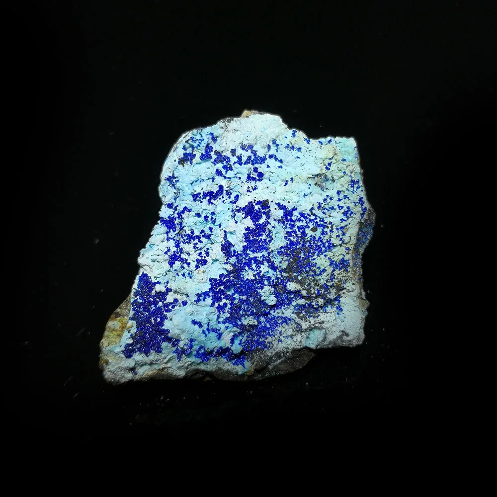 

12g C1-3b Natural Stone Gibbsite and Azurite Mineral Crystal Specimen Home Decoration From Yunnan Province China