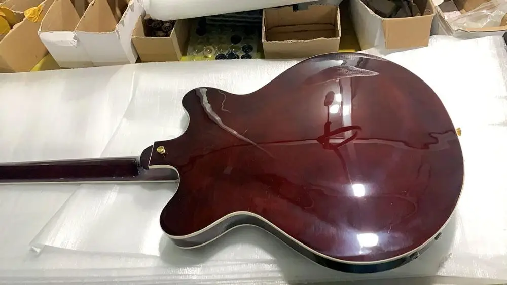 Новые производители сделанные на заказ полуполые джазовые электрогитары F