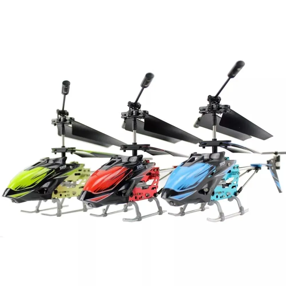 Wltoys S929 Радиоуправляемый Дрон 2 4G 3.5CH светильник RC вертолет игрушки для начинающих