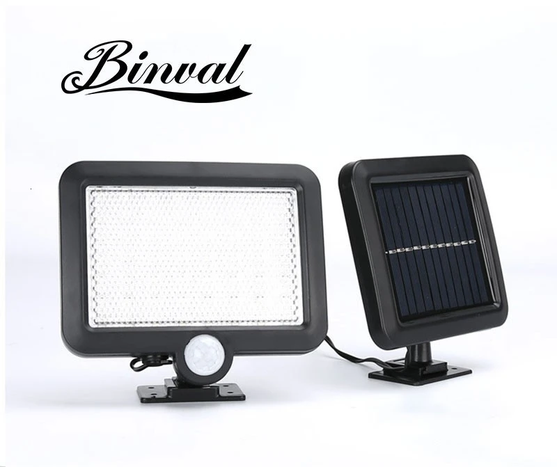 Binval 100COB 6/56 светодиодов солнечный датчик движения садовая газонная лампа