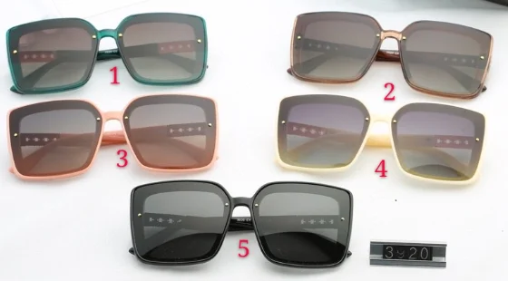 

3920 2020 hot new light Sunglasses large frame fashion glasses