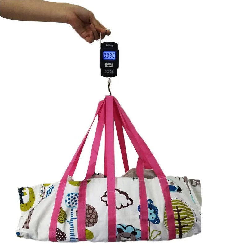 

Portable Digital Luggage Scale Electronic Backlight LCD Display Luggage Hanging Scale with Hanging Hook 50Kg/110kg Capacity
