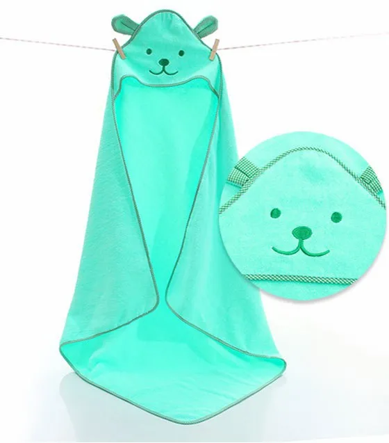 

Банное полотенце для новорожденных, 90 х90 см, с капюшоном