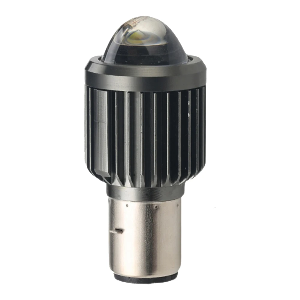

1pcs H4 H6 BA20D White Yellow Motorcycle Headlight Lens Lamp Scooter Fog Lights Moto Led CSP Bulbs ATV Accessories 6000K 3000K