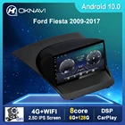 9-дюймовый автомобильный радиоприемник андроид 10,0 для Fiesta 2009-2017 мультимедийный видеоплеер навигации GPS Камера WI-FI 2din Carplay без dvd плеер