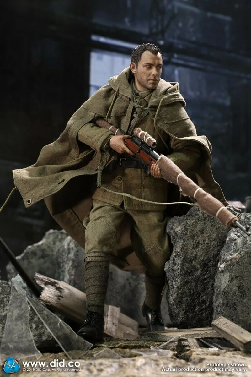 Полный набор DID R80139A 1/6 ВОВ СССР Снайпер Василий Набор фигурок 12 ''мужской Солдат модель набор игрушек для фанатов коллекция подарок