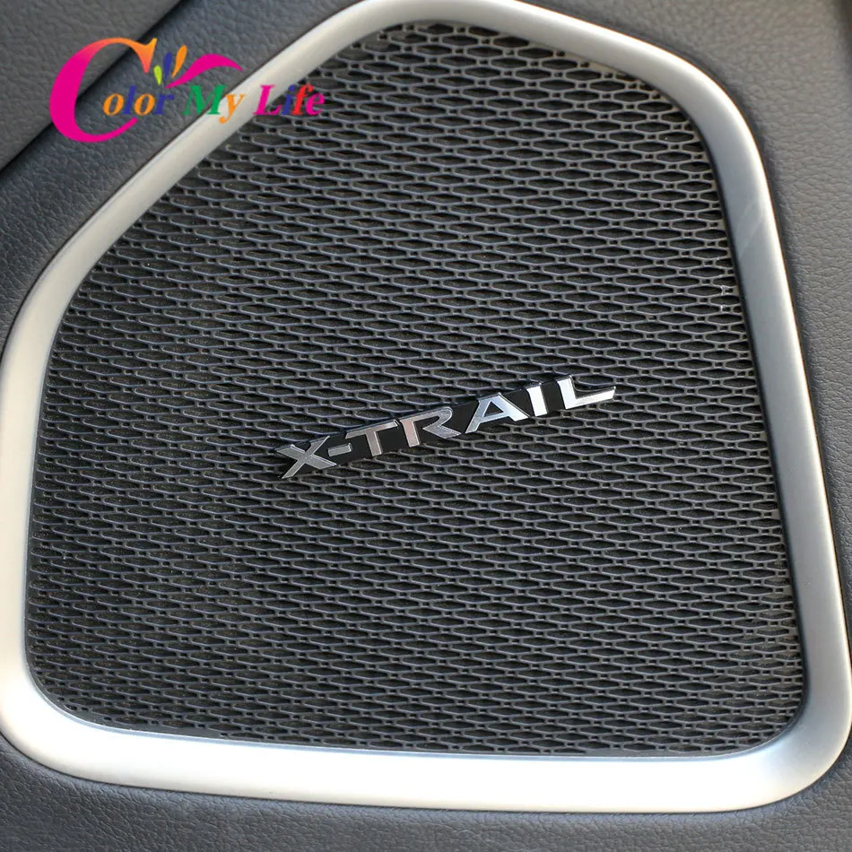 Наклейки для салона наклейки дверей и аудио накладка на колеса Nissan X trail T32