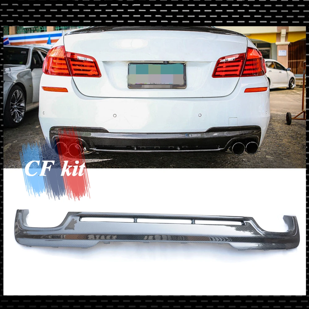 Задний диффузор из углеродного волокна для BMW 5 серии F10 F11 M Tech Бампер