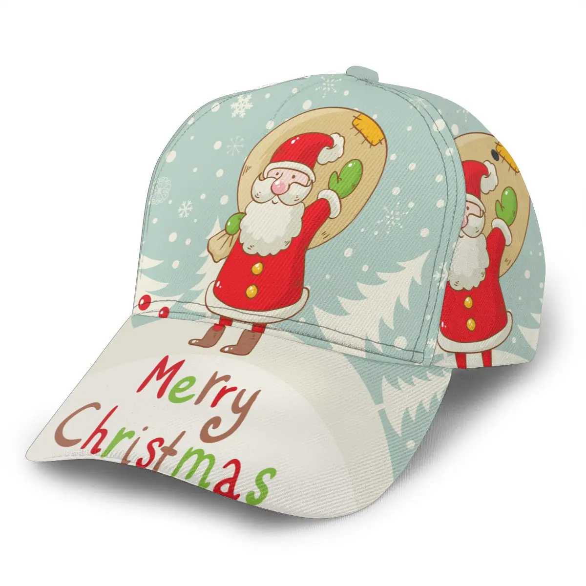 

Merry Christmas Cute Santa Baseball Cap women men snapback caps Classic Style hat Casual Sport Outdoor cap
