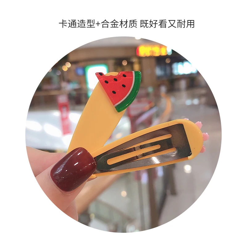 2020 1 компл. Милые заколки для волос девочек с оранжевыми ананасами морковкой