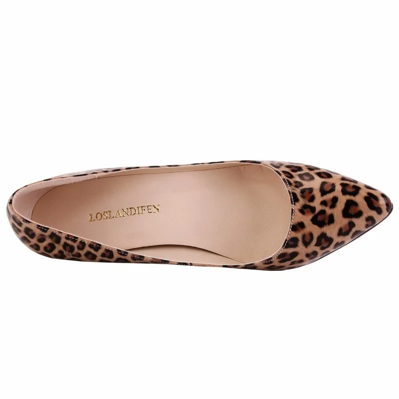 Женские туфли на высоком каблуке LOSLANDIFEN туфли-лодочки с острым носком свадебные