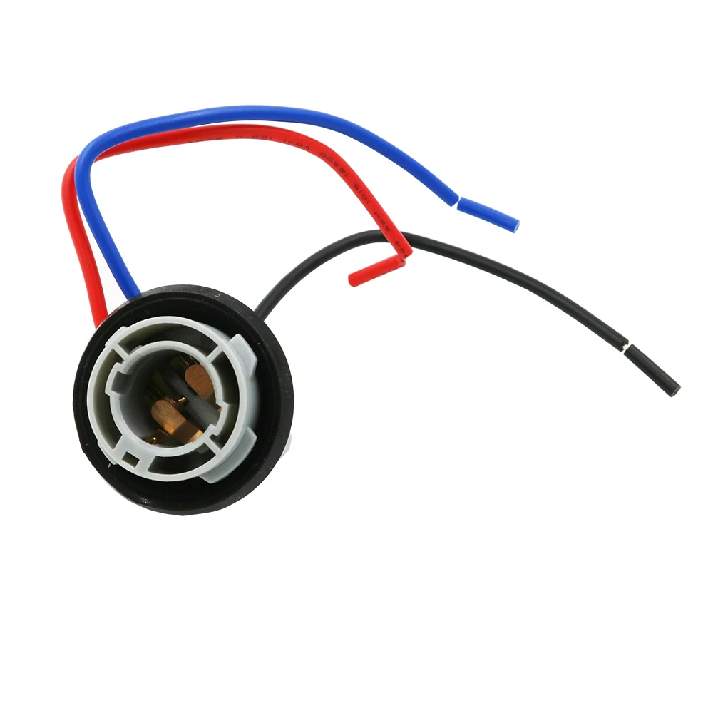 

1X автомобильный светодиодный держатель фонаря, разъем адаптера жгута проводов, разъем S25 7528 1156 1157 BA15S BAY15D BAU15S 7440 7443 T20