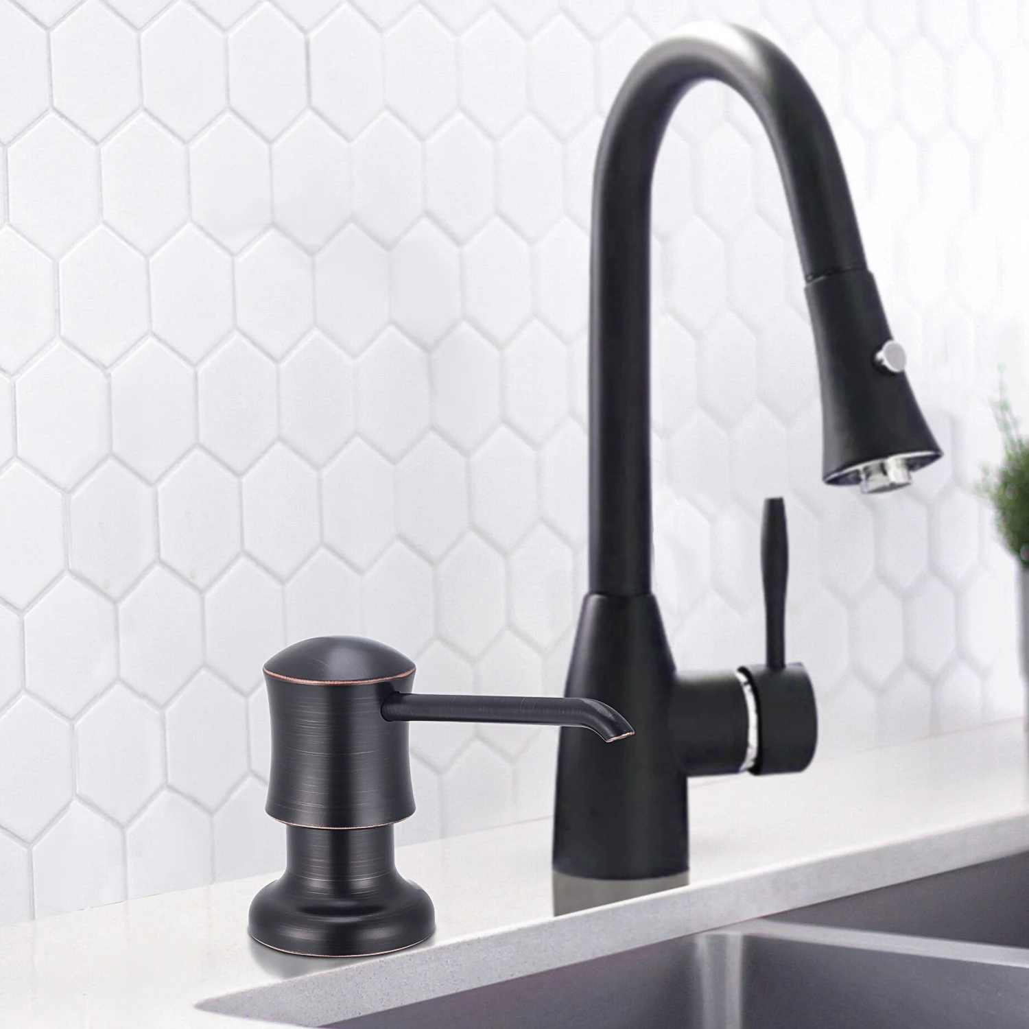 soap dispenser black kitchen soap detergent dispenser bottle liquid soap dispensers pump 500ml build in bathroom accessorie sets free global shipping