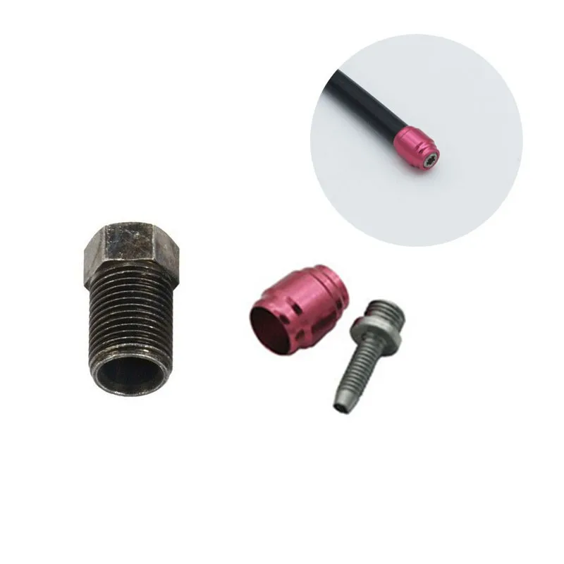 

Bike Bicycle Disc Brake Hose Barb Insert & Olive & Connecting Nut For-SRAM Avid Bicicleta Durable Bike Accessories Cycling Parts