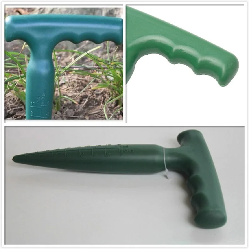 

1pcs Garden Tool Plastic Dibber Dibble Tool Seedling Transplanting de semis Plantar vt Comestible
