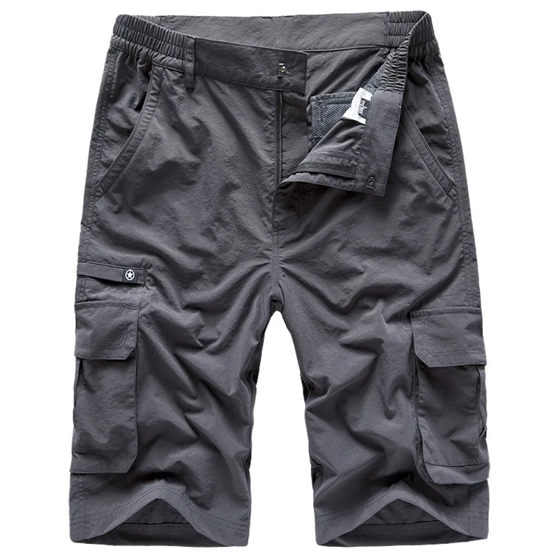 

2021 летние новые черные мужские повседневные шорты Карго мужские свободные рабочие военные шорты брюки размера плюс 29-40