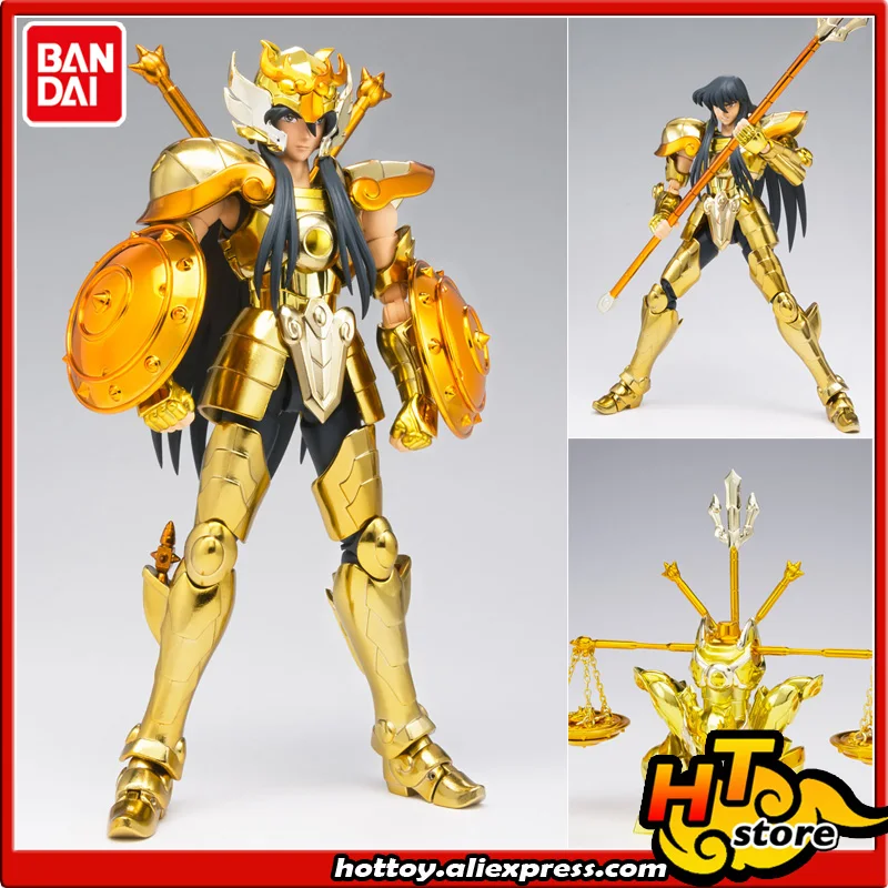 100% Оригинальный BANDAI SPIRITS Tamashii Наций Saint Cloth Myth EX эксклюзивный фигурку Libra Shiryu от