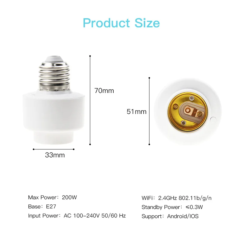 Tuya Smart Slampher WiFi Пульт дистанционного управления Wifi светодиодный светильник