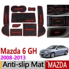 Противоскользящие резиновые коврики для Mazda 6 2008  2013 GH, коврики для затвора 2009, 2010, 2011, 2012, седан, вагон, аксессуары, стикеры для тюнинга автомобилей