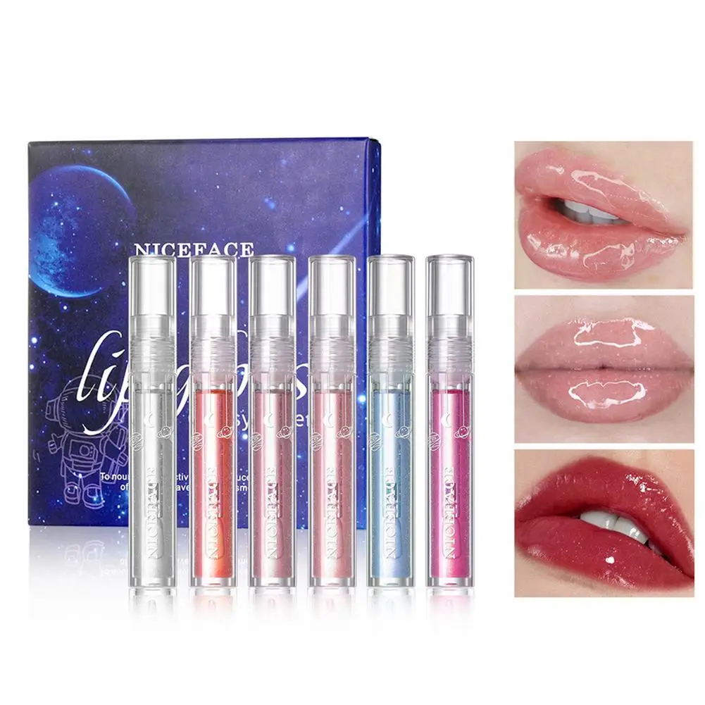 

Lipgloss Stay Glossy 6PCS Transparent Moisturize Lip Gloss Base Moisturizing and Nourishing for Birthdays Thanksgiving Christmas
