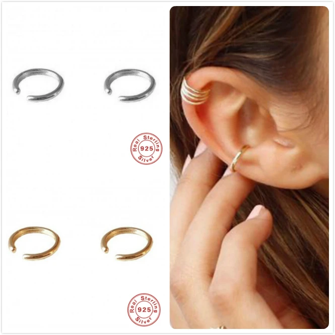 Женские и мужские серьги гвоздики маленькие золотистые в форме кости без