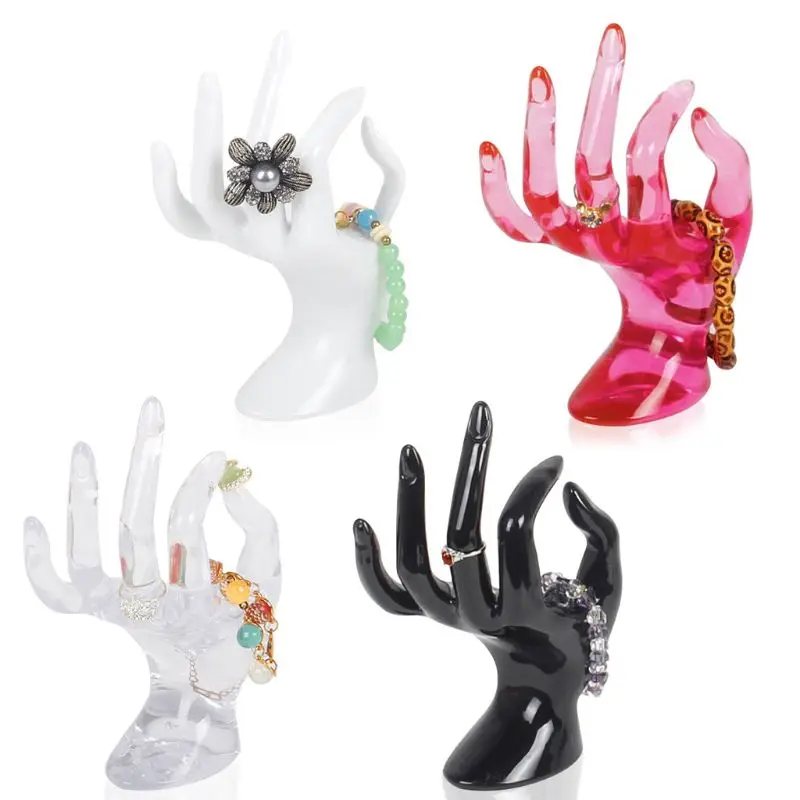 

2021 New Mannequin Ok Hand Finger Glove Ring Bracelet Bangle Jewelry Display Stand Holder