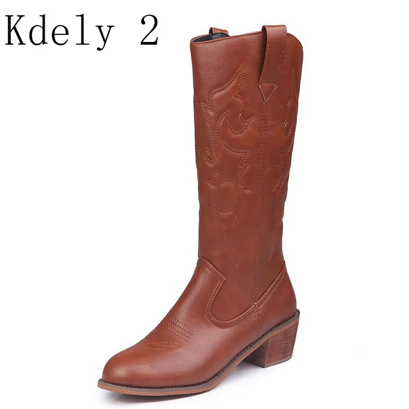 

Burst sells Leather Women Boots Knee -High Sexy High Heels Boots Autumn Woman Shoes Winter Women Martin boots Big Size 35-43