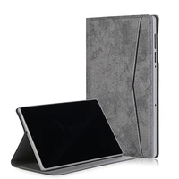 tab m10 fhd plus tpu cover for lenovo tab m10 plus tb x606xtb x606f leather smart case with front holder and wallet slotpen