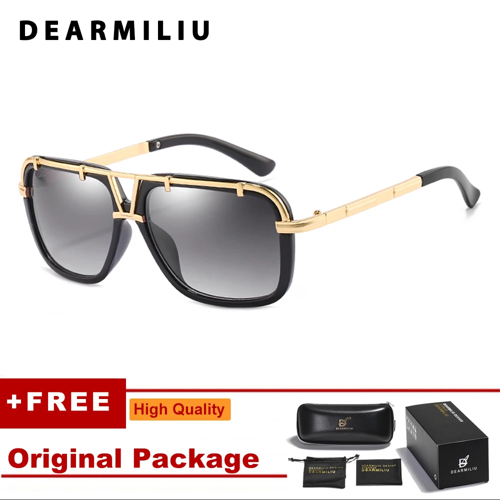 DEARMILIU новые ретро поляризованные женские очки для вождения квадратная оправа золотые солнцезащитные очки uv400 Gafas De Sol shades женские - Цвет линз: C1