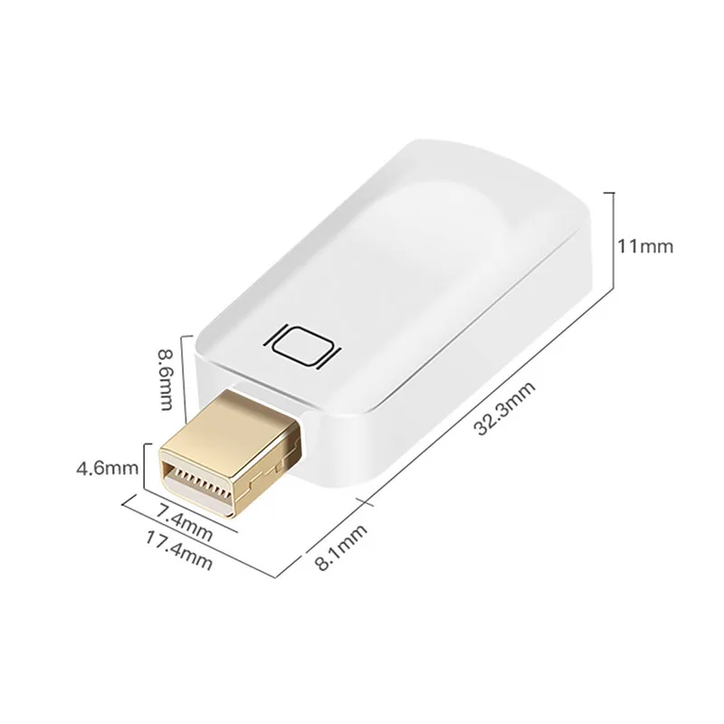 Mini DisplayPort в HDMI адаптер DP к (Thunderbolt совместимый) для ноутбука | Электроника