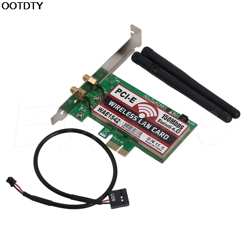 Bluetooth 4 0 беспроводной 50M PCI-E PCI Express карта WIFI сеть LAN Ethernet NIC | Компьютеры и офис