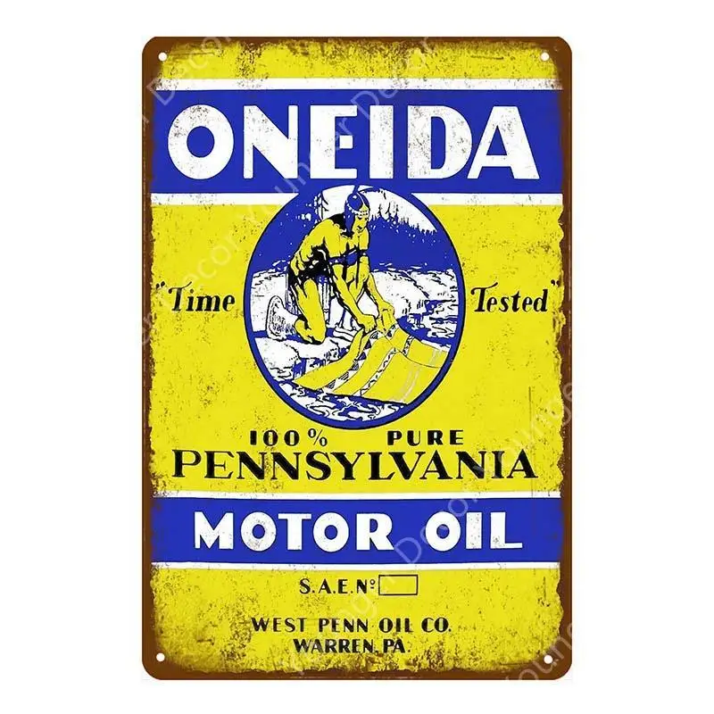 Винтажная Ретро пластина для моторного масла металлические жестяные знаки дома