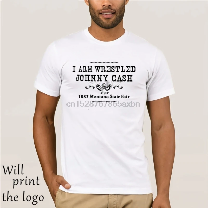 Подроботзывы о 2017 летних футболках с изображением Джонни Кэша в стиле АРМ борьба
